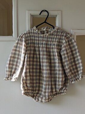 Bebe Organic  Nature Check Valery Romper